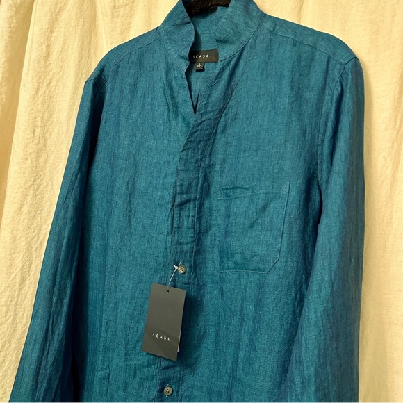 Sease 100% Linen Shirt - Picture 1 of 7